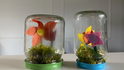 Alete bewusst DIY Projekt Frühlingsdeko im Glas
