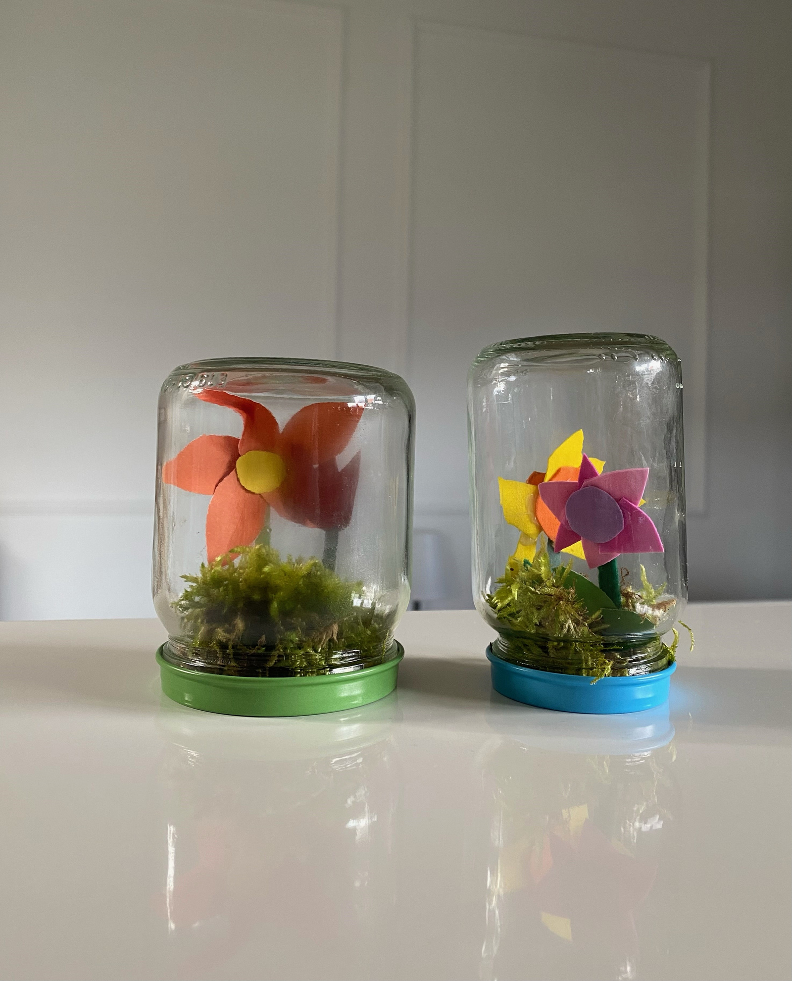 Alete bewusst DIY Projekt Frühlingsdeko im Glas